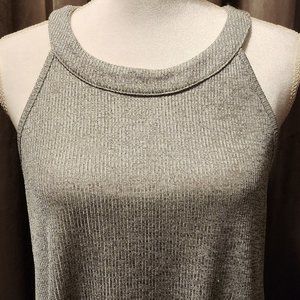 Torrid Shimmer A-Line Mock Neck Tank Top | Women | Large